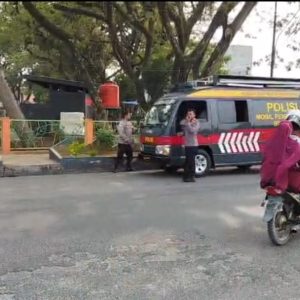 Melalui Program “Toa Karhutla”, Polres Inhu Aktif Berikan Himbauan Pelarangan Membakar Hutan Dan Lahan   
